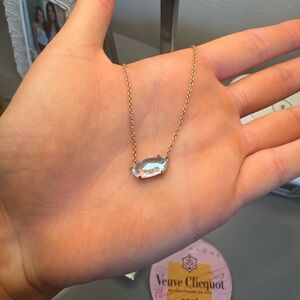 Kendra Scott Rose Gold Iridescent Pendant Necklace